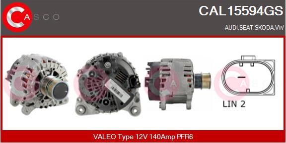 Casco CAL15594GS - Ģenerators ps1.lv