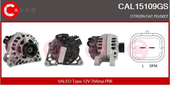 Casco CAL15109GS - Ģenerators ps1.lv