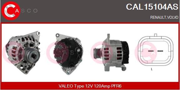 Casco CAL15104AS - Ģenerators ps1.lv