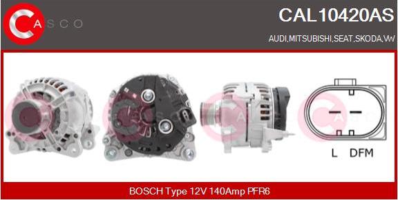 Casco CAL10420AS - Ģenerators ps1.lv