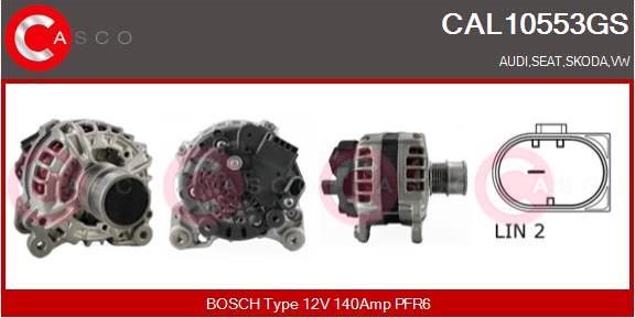 Casco CAL10553GS - Ģenerators ps1.lv