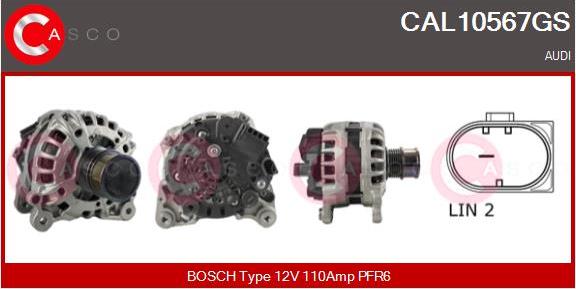 Casco CAL10567GS - Ģenerators ps1.lv