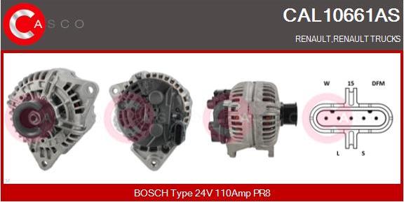 Casco CAL10661AS - Ģenerators ps1.lv