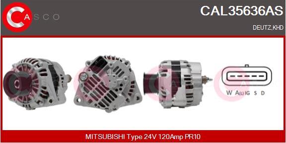 Casco CAL35636AS - Ģenerators ps1.lv