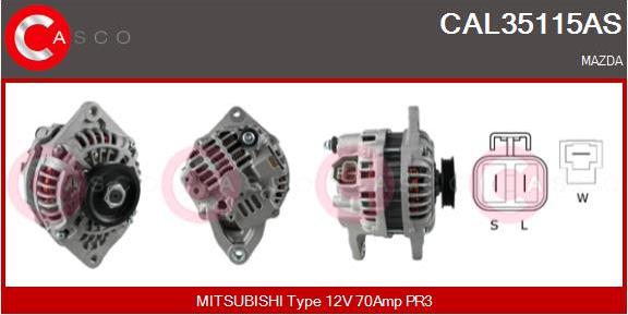 Casco CAL35115AS - Ģenerators ps1.lv