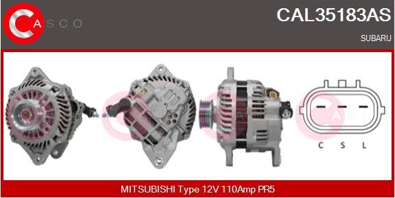 Casco CAL35183AS - Ģenerators ps1.lv