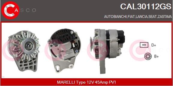 Casco CAL30112GS - Ģenerators ps1.lv