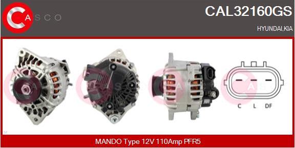Casco CAL32160GS - Ģenerators ps1.lv