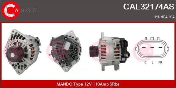 Casco CAL32174AS - Ģenerators ps1.lv