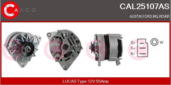 Casco CAL25107AS - Ģenerators ps1.lv