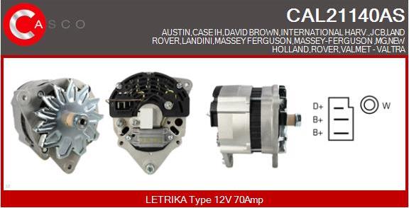 Casco CAL21140AS - Ģenerators ps1.lv