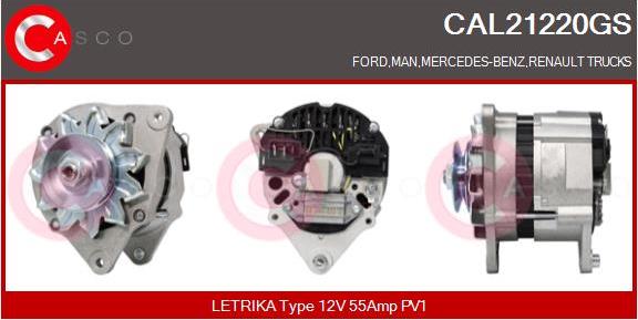 Casco CAL21220GS - Ģenerators ps1.lv