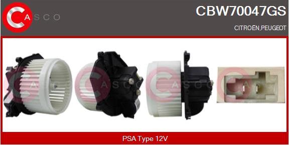 Casco CBW70047GS - Salona ventilators ps1.lv