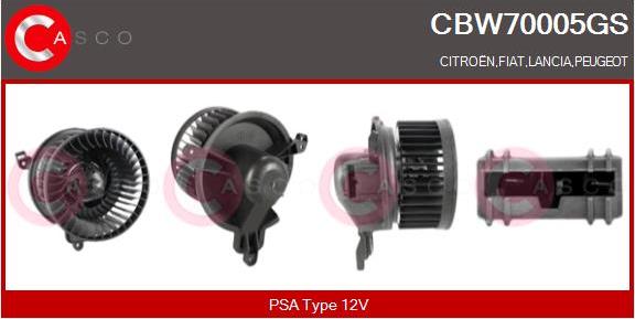 Casco CBW70005GS - Salona ventilators ps1.lv