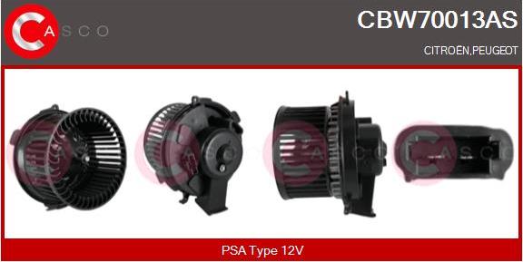 Casco CBW70013AS - Salona ventilators ps1.lv