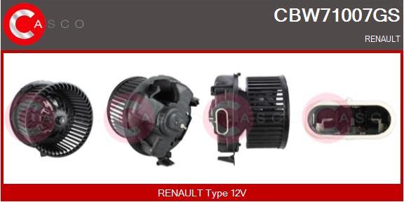 Casco CBW71007GS - Salona ventilators ps1.lv