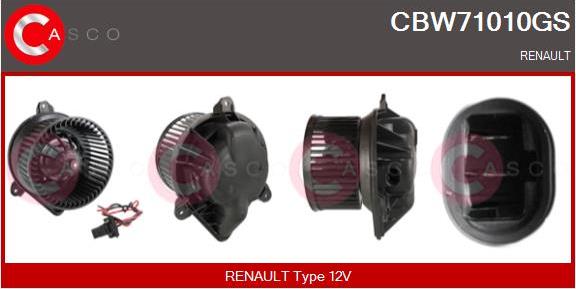 Casco CBW71010GS - Salona ventilators ps1.lv