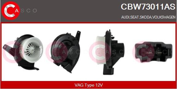 Casco CBW73011AS - Salona ventilators ps1.lv