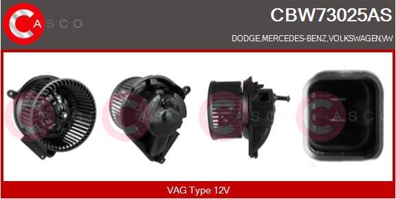 Casco CBW73025AS - Salona ventilators ps1.lv