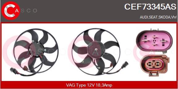 Casco CEF73345AS - Ventilators, Motora dzesēšanas sistēma ps1.lv