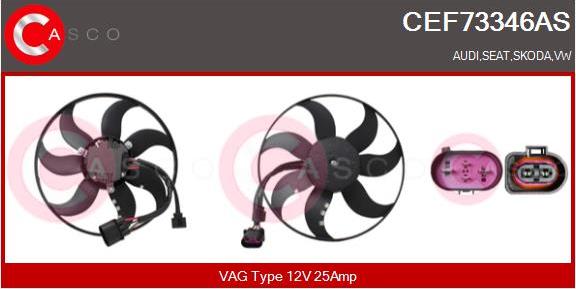 Casco CEF73346AS - Ventilators, Motora dzesēšanas sistēma ps1.lv