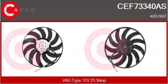 Casco CEF73340AS - Ventilators, Motora dzesēšanas sistēma ps1.lv