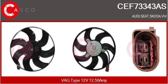 Casco CEF73343AS - Ventilators, Motora dzesēšanas sistēma ps1.lv