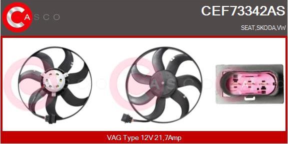 Casco CEF73342AS - Ventilators, Motora dzesēšanas sistēma ps1.lv