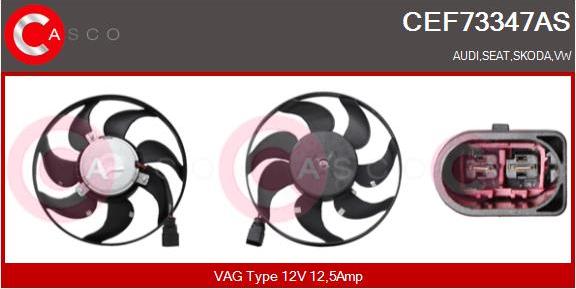 Casco CEF73347AS - Ventilators, Motora dzesēšanas sistēma ps1.lv