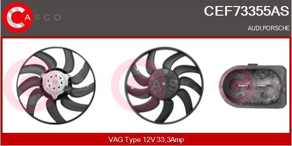 Casco CEF73355AS - Ventilators, Motora dzesēšanas sistēma ps1.lv