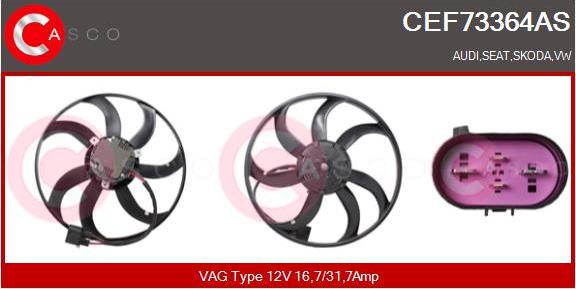 Casco CEF73364AS - Ventilators, Motora dzesēšanas sistēma ps1.lv