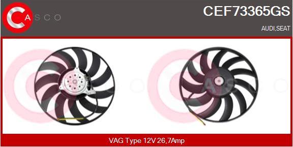 Casco CEF73365GS - Ventilators, Motora dzesēšanas sistēma ps1.lv