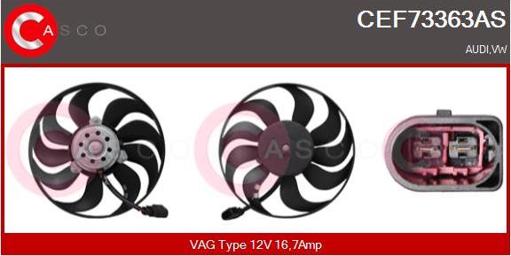 Casco CEF73363AS - Ventilators, Motora dzesēšanas sistēma ps1.lv