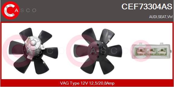 Casco CEF73304AS - Ventilators, Motora dzesēšanas sistēma ps1.lv