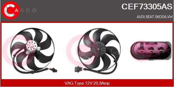 Casco CEF73305AS - Ventilators, Motora dzesēšanas sistēma ps1.lv