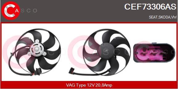 Casco CEF73306AS - Ventilators, Motora dzesēšanas sistēma ps1.lv