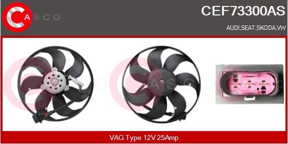 Casco CEF73300AS - Ventilators, Motora dzesēšanas sistēma ps1.lv