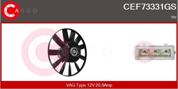 Casco CEF73331GS - Ventilators, Motora dzesēšanas sistēma ps1.lv