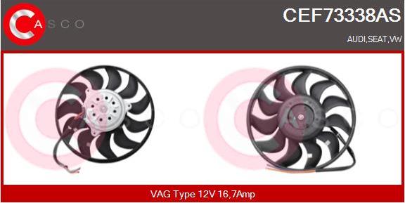 Casco CEF73338AS - Ventilators, Motora dzesēšanas sistēma ps1.lv