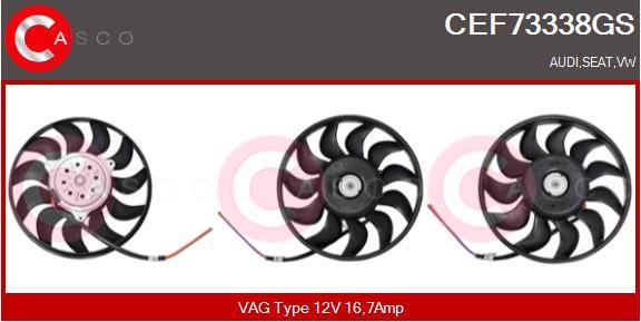 Casco CEF73338GS - Ventilators, Motora dzesēšanas sistēma ps1.lv