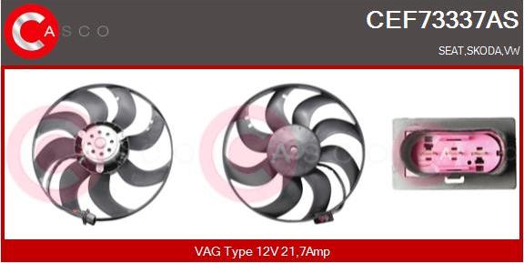 Casco CEF73337AS - Ventilators, Motora dzesēšanas sistēma ps1.lv