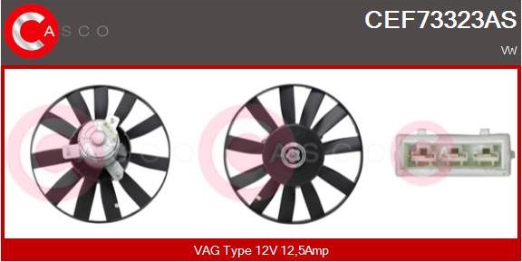 Casco CEF73323AS - Ventilators, Motora dzesēšanas sistēma ps1.lv