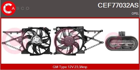 Casco CEF77032AS - Elektromotors, Dzes. sist. radiatora ventilators ps1.lv