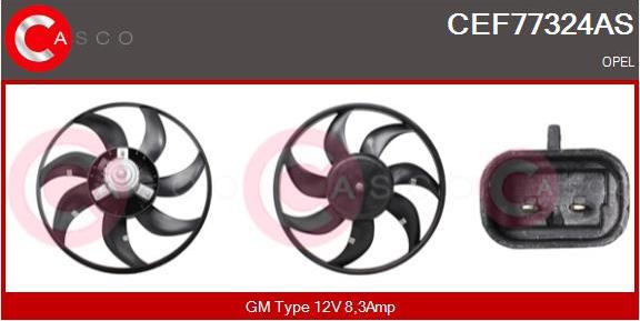 Casco CEF77324AS - Ventilators, Motora dzesēšanas sistēma ps1.lv