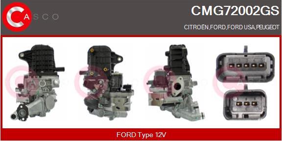 Casco CMG72002GS - Izpl. gāzu recirkulācijas modulis ps1.lv