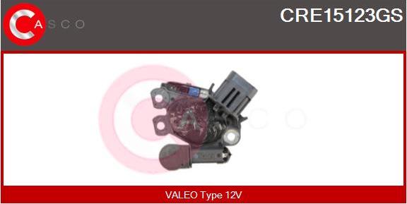 Casco CRE15123GS - Ģeneratora sprieguma regulators ps1.lv