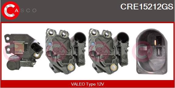 Casco CRE15212GS - Ģeneratora sprieguma regulators ps1.lv