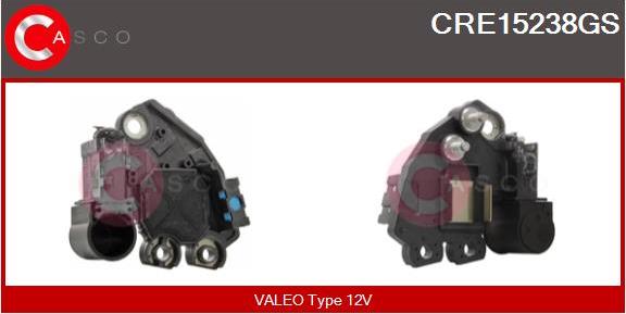 Casco CRE15238GS - Ģeneratora sprieguma regulators ps1.lv