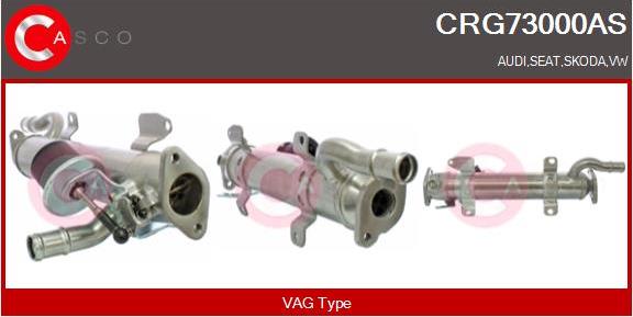 Casco CRG73000AS - Radiators, Izplūdes gāzu recirkulācija ps1.lv
