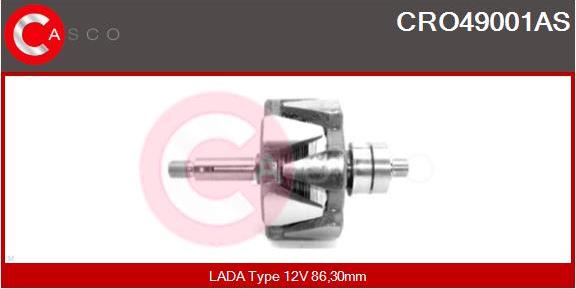 Casco CRO49001AS - Rotors, Ģenerators ps1.lv